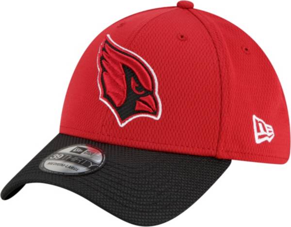 New Era Men's Arizona Cardinals Sideline 2021 Road 39Thirty Red Stretch Fit Hat