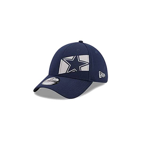New Era Men's Dallas Cowboys Panel Crop 39Thirty Navy Stretch Fit Hat product image