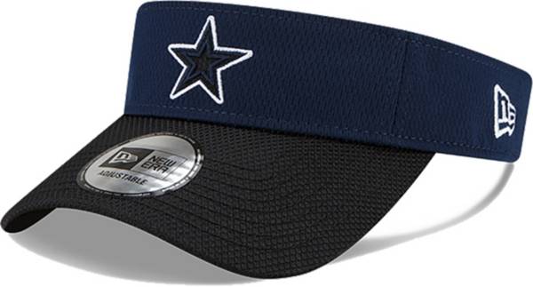 New Era Men's Dallas Cowboys Sideline 2021 Road Adjustable Navy Visor