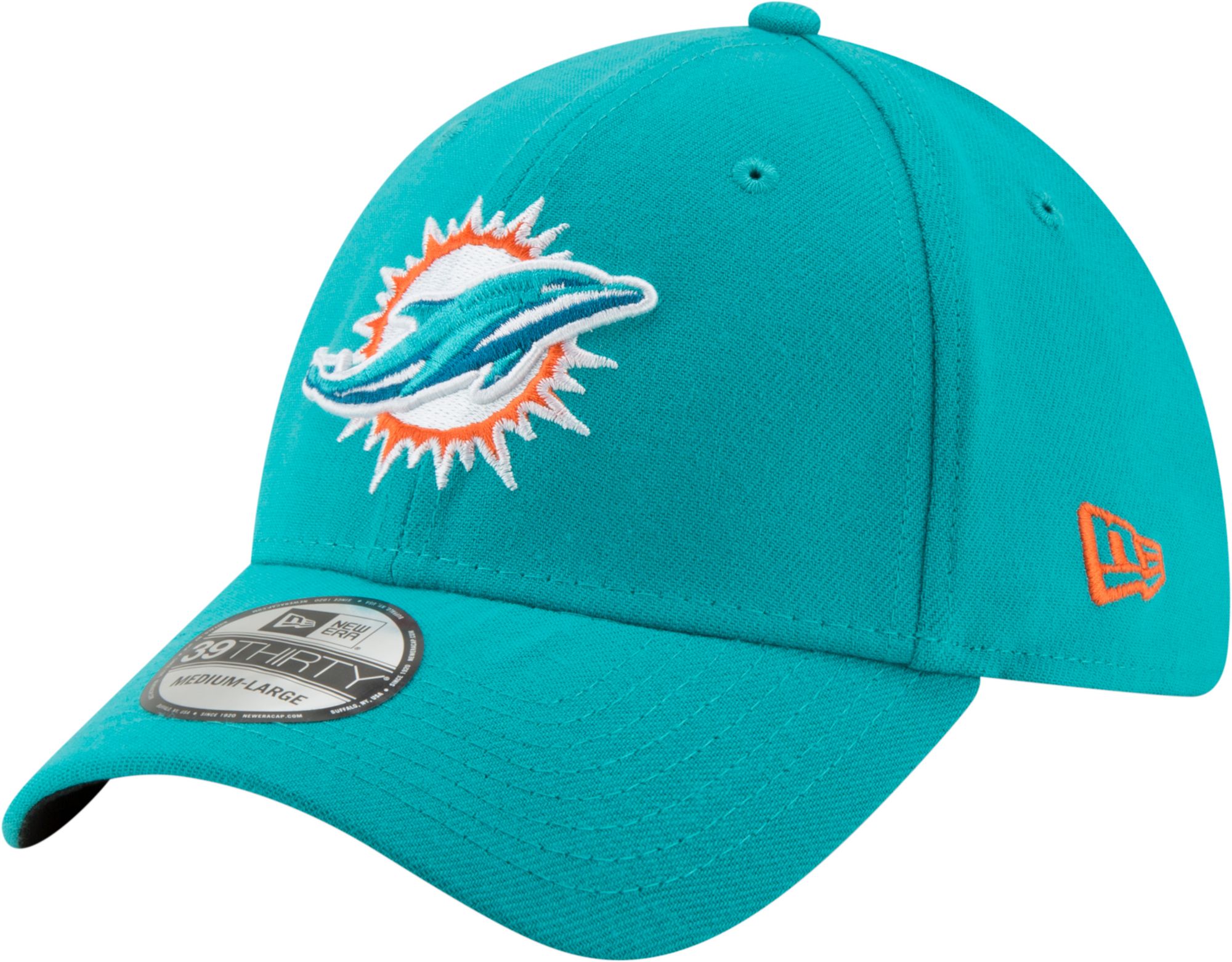 New Era Men's Miami Dolphins Aqua 39Thirty Classic Fitted Hat product image