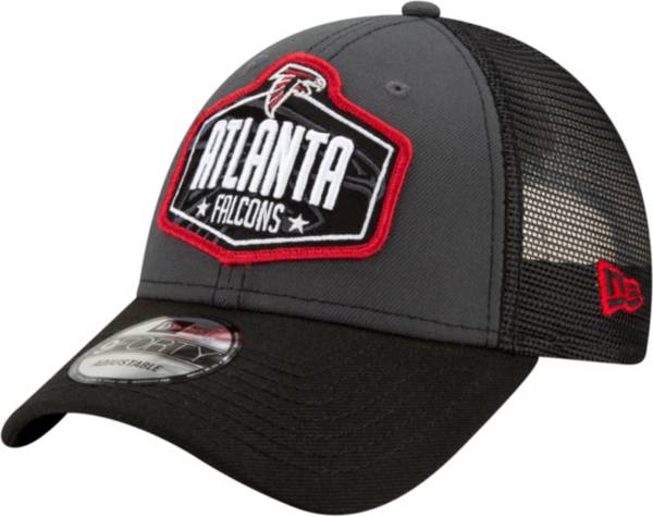 New Era Men's Atlanta Falcons 2021 NFL Draft 9Forty Graphite Adjustable Hat