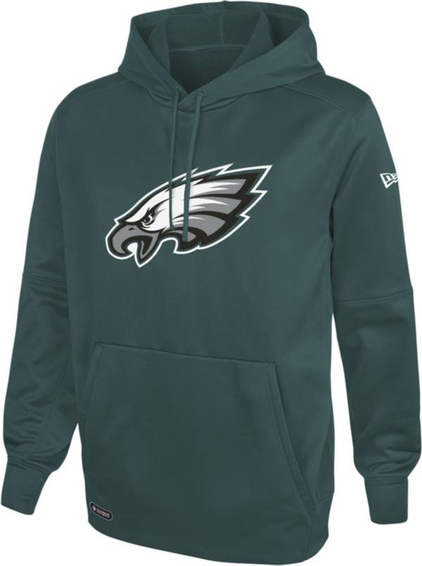 New Era Men's Philadelphia Eagles Green Combine Pullover Logo Hoodie product image