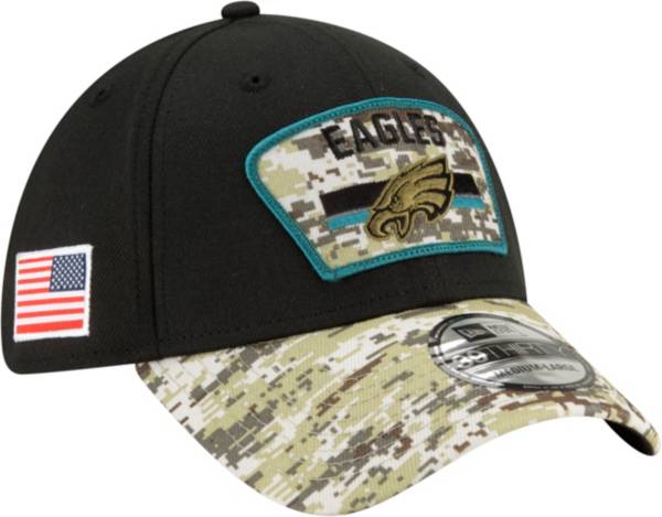 New Era Men's Philadelphia Eagles Salute to Service 39Thirty Black Stretch Fit Hat product image
