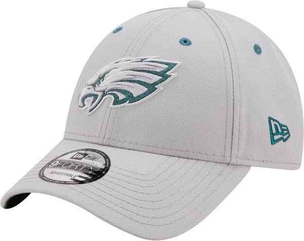 New Era Men's Philadelphia Eagles Outline 9Forty Grey Adjustable Hat