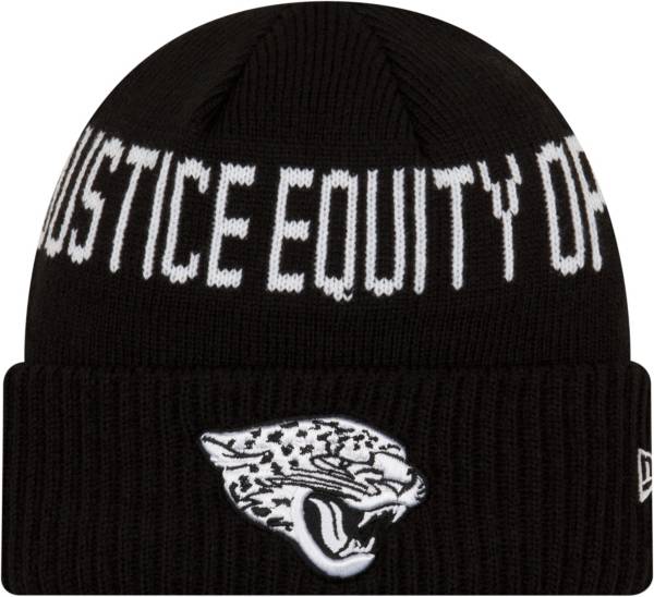 New Era Men's Jacksonville Jaguars Social Justice Black Knit