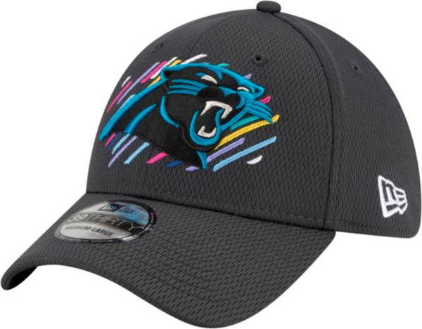 New Era Men's Carolina Panthers Crucial Catch 39Thirty Grey Stretch Fit Hat