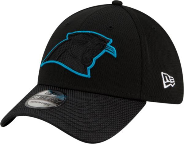 New Era Men's Carolina Panthers Sideline 2021 Road 39Thirty Black Stretch Fit Hat product image