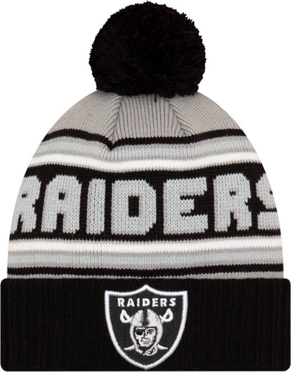 New Era Men's Las Vegas Raiders Black Cuffed Cheer Knit Beanie