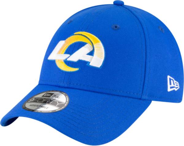 New Era Men's Los Angeles Rams Blue League 9Forty Adjustable Hat