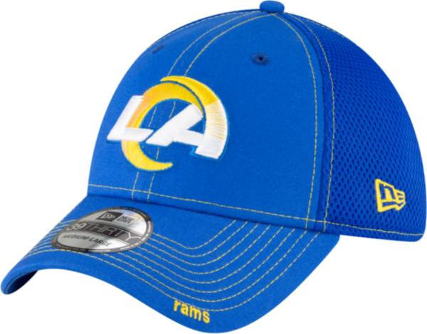 New Era Men's Los Angeles Rams Neo Flex Blue Stretch Fit Hat