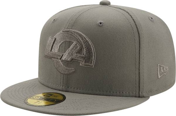 New Era Men's Los Angeles Rams Color Pack 59Fifty Grey Fitted Hat