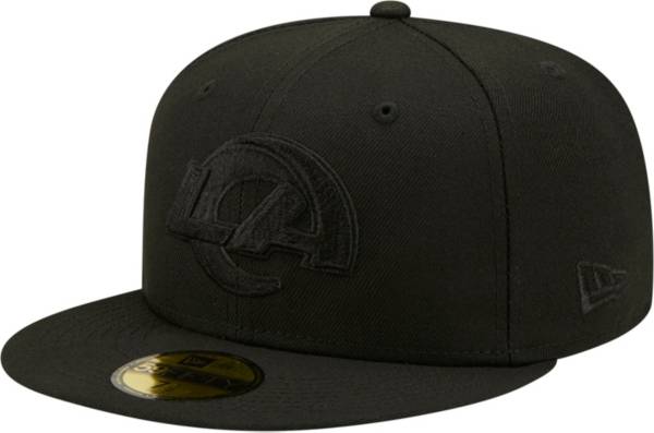 New Era Men's Los Angeles Rams Color Pack 59Fifty Black Fitted Hat