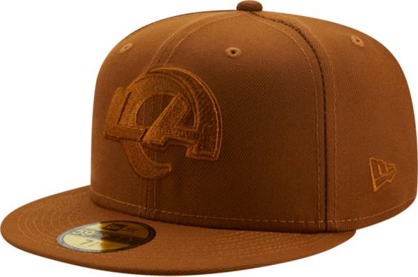 New Era Men's Los Angeles Rams Color Pack 59Fifty Peanut Fitted Hat