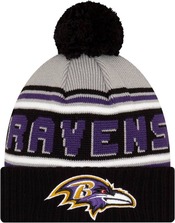 New Era Men's Baltimore Ravens Black Cuffed Cheer Knit Beanie