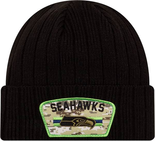 New Era Men's Seattle Seahawks Salute to Service Black Knit product image
