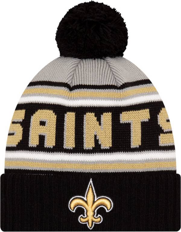 New Era Men's New Orleans Saints Black Cuffed Cheer Knit Beanie product image