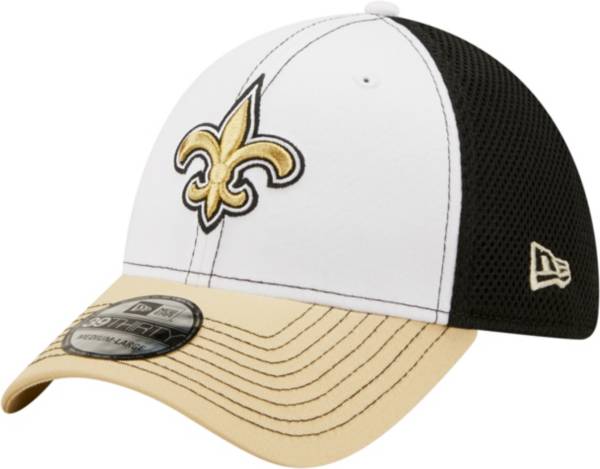 New Era Men's New Orleans Saints Team Neo 39Thirty White Stretch Fit Hat