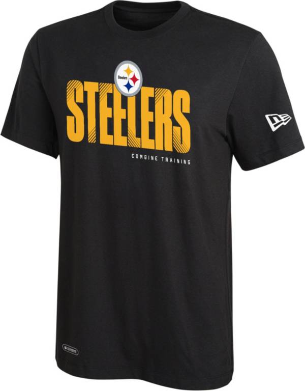 New Era Men's Pittsburgh Steelers Combine Hash Black T-Shirt product image