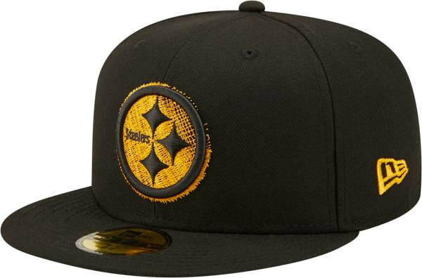 New Era Men's Pittsburgh Steelers Scored 59Fifty Black Fitted Hat