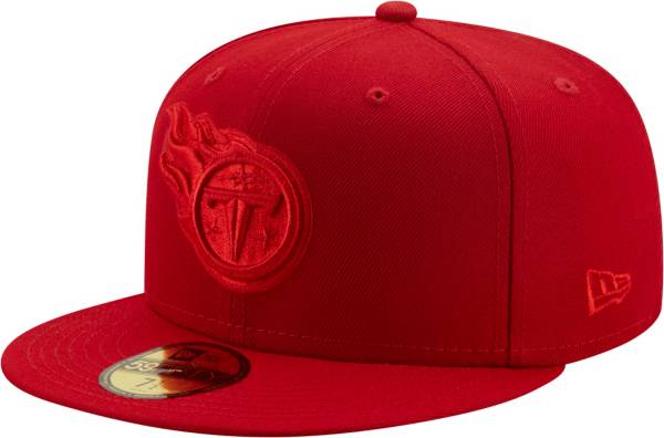 New Era Men's Tennessee Titans Color Pack 59Fifty Red Fitted Hat