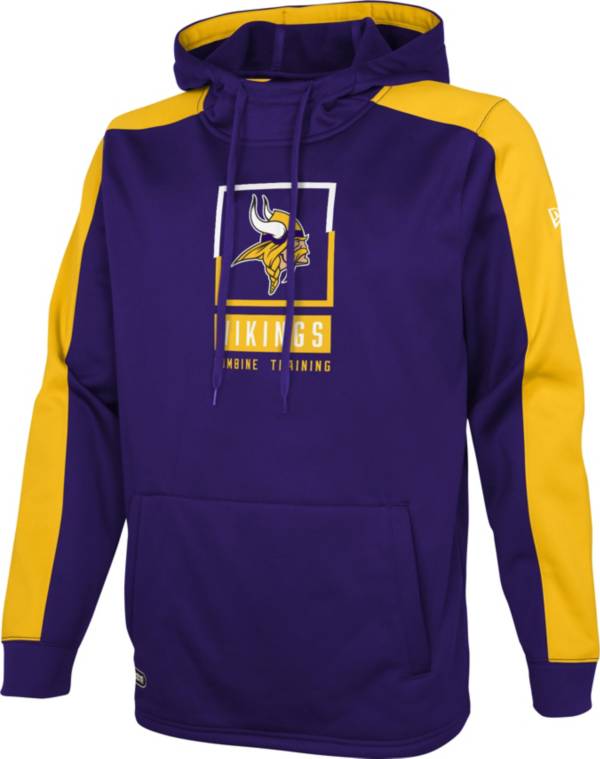New Era Men's Minnesota Vikings Purple Combine Rise Pullover Hoodie product image