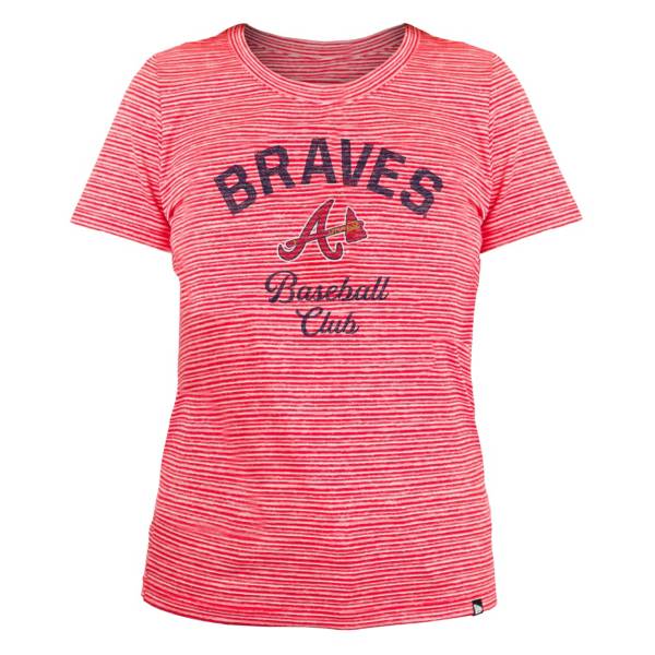 Atlanta Braves Youth Tie-Dye Throwback T-Shirt - Navy/Red