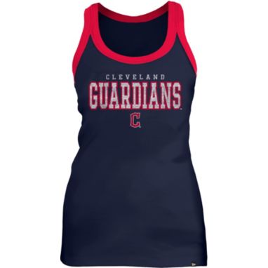 sorry, New Era Women's Cleveland Guardians Blue Racerback Athletic Tank Top is currently out of stock