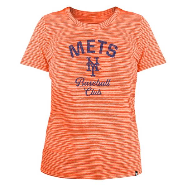 New Era Women's New York Mets Space Dye Orange T-Shirt product image