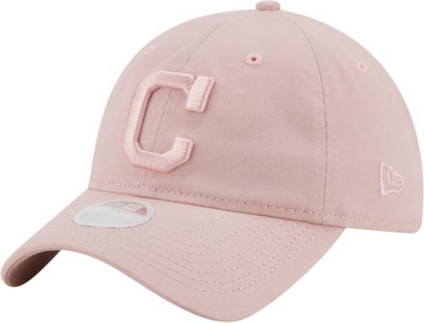 New Era Women's Cleveland Indians Pink Core Classic 9Twenty Adjustable Hat