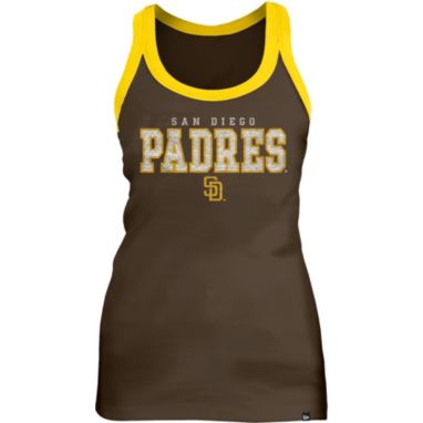 sorry, New Era Women's San Diego Padres Brown Racerback Athletic Tank Top is currently out of stock