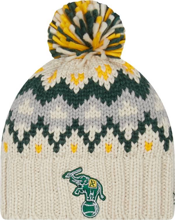 New Era Women's Oakland Athletics Green Frost Knit Hat