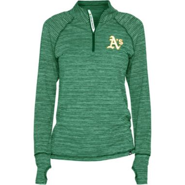 sorry, New Era Women's Athletics Space Dye Green Quarter-Zip Pullover Shirt is currently out of stock