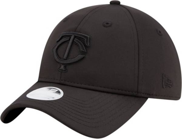 New Era Women's Minnesota Twins 9Twenty Black Sharp Adjustable Hat