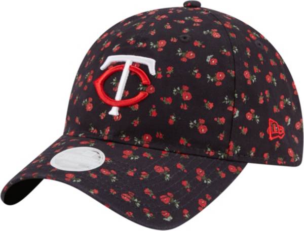 New Era Women's Minnesota Twins Navy 9Twenty Floral Adjustable Hat