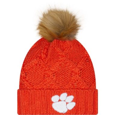 sorry, New Era Women's Clemson Tigers Orange Lux Knit Pom Beanie is currently out of stock