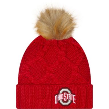 sorry, New Era Women's Ohio State Buckeyes Scarlet Lux Knit Pom Beanie is currently out of stock