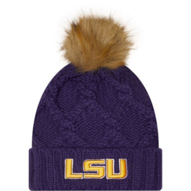 sorry, New Era Women's LSU Tigers Purple Lux Knit Pom Beanie is currently out of stock