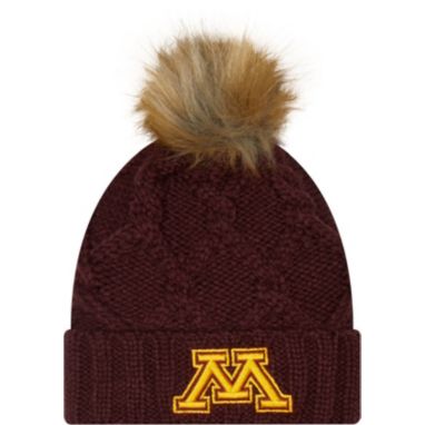sorry, New Era Women's Minnesota Golden Gophers Maroon Lux Knit Pom Beanie is currently out of stock
