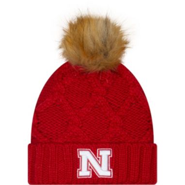 sorry, New Era Women's Nebraska Cornhuskers Scarlet Lux Knit Pom Beanie is currently out of stock