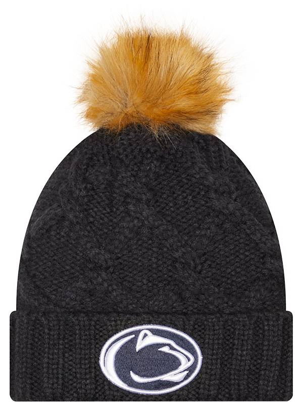 New Era Women's Penn State Nittany Lions Blue Lux Knit Pom Beanie product image