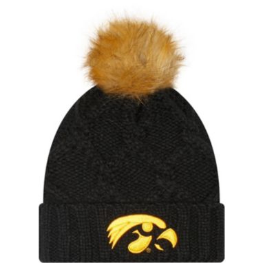 sorry, New Era Women's Iowa Hawkeyes Black Lux Knit Pom Beanie is currently out of stock