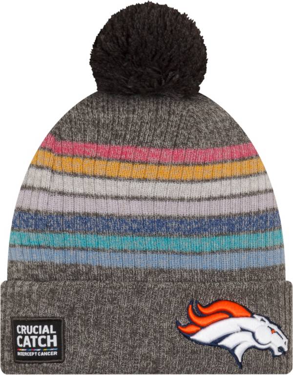 New Era Women's Denver Broncos Crucial Catch Grey Knit