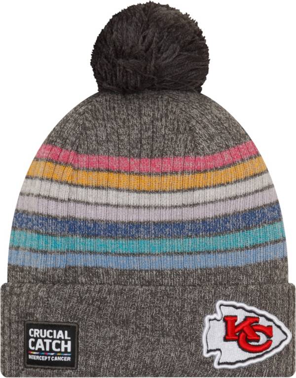 New Era Women's Kansas City Chiefs Crucial Catch Grey Knit