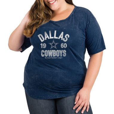 sorry, New Era Women's Dallas Cowboys Mineral Navy Plus Size T-Shirt is currently out of stock