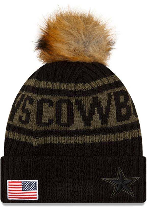 New Era Women's Dallas Cowboys Salute to Service Black Knit