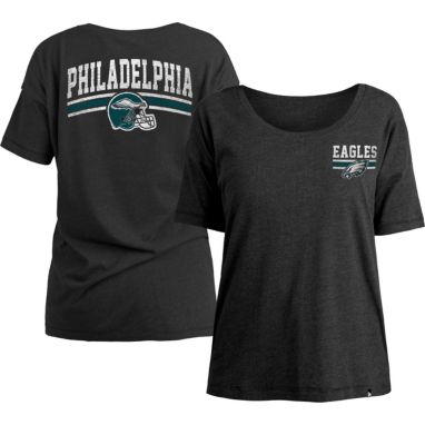 sorry, New Era Women's Philadelphia Eagles Relaxed Back Black T-Shirt is currently out of stock