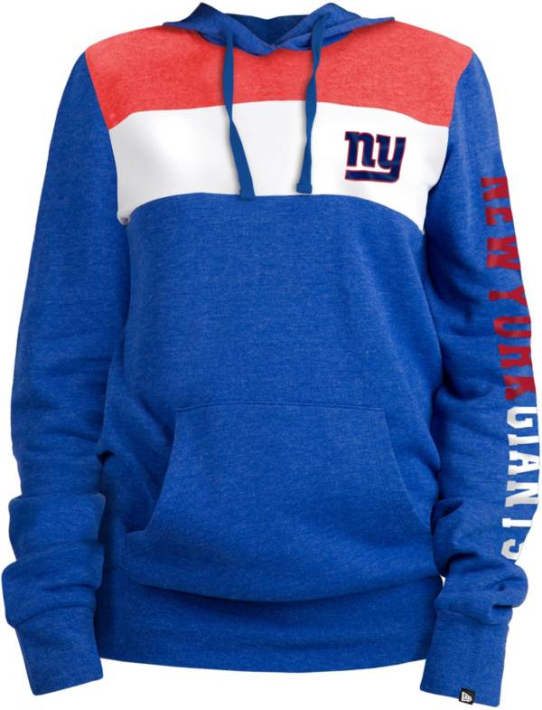 New Era Women's New York Giants Fleece Blue Pullover Hoodie product image
