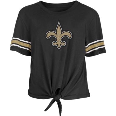 sorry, New Era Women's New Orleans Saints Front Tie Black T-Shirt is currently out of stock