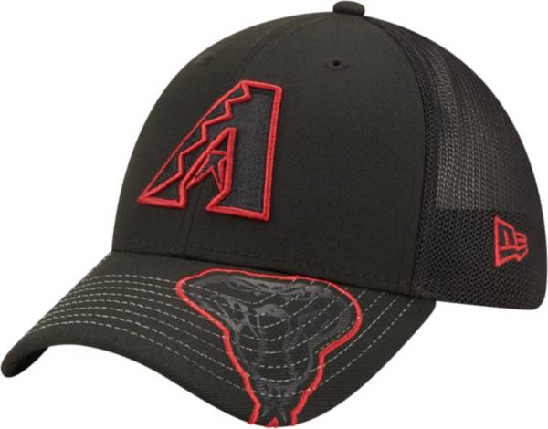 New Era Youth Arizona Diamondbacks Black 39Thirty Stretch Fit Hat