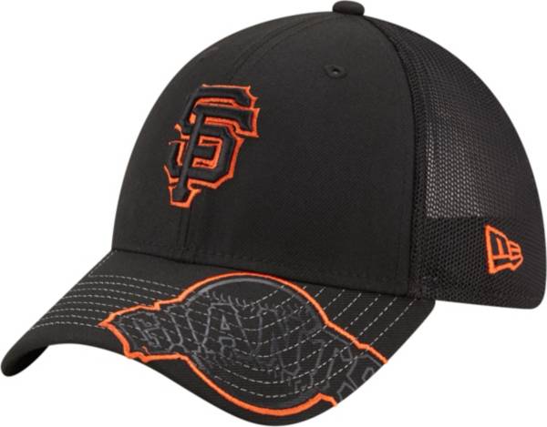 New Era Youth San Francisco Giants Black 39Thirty Stretch Fit Hat